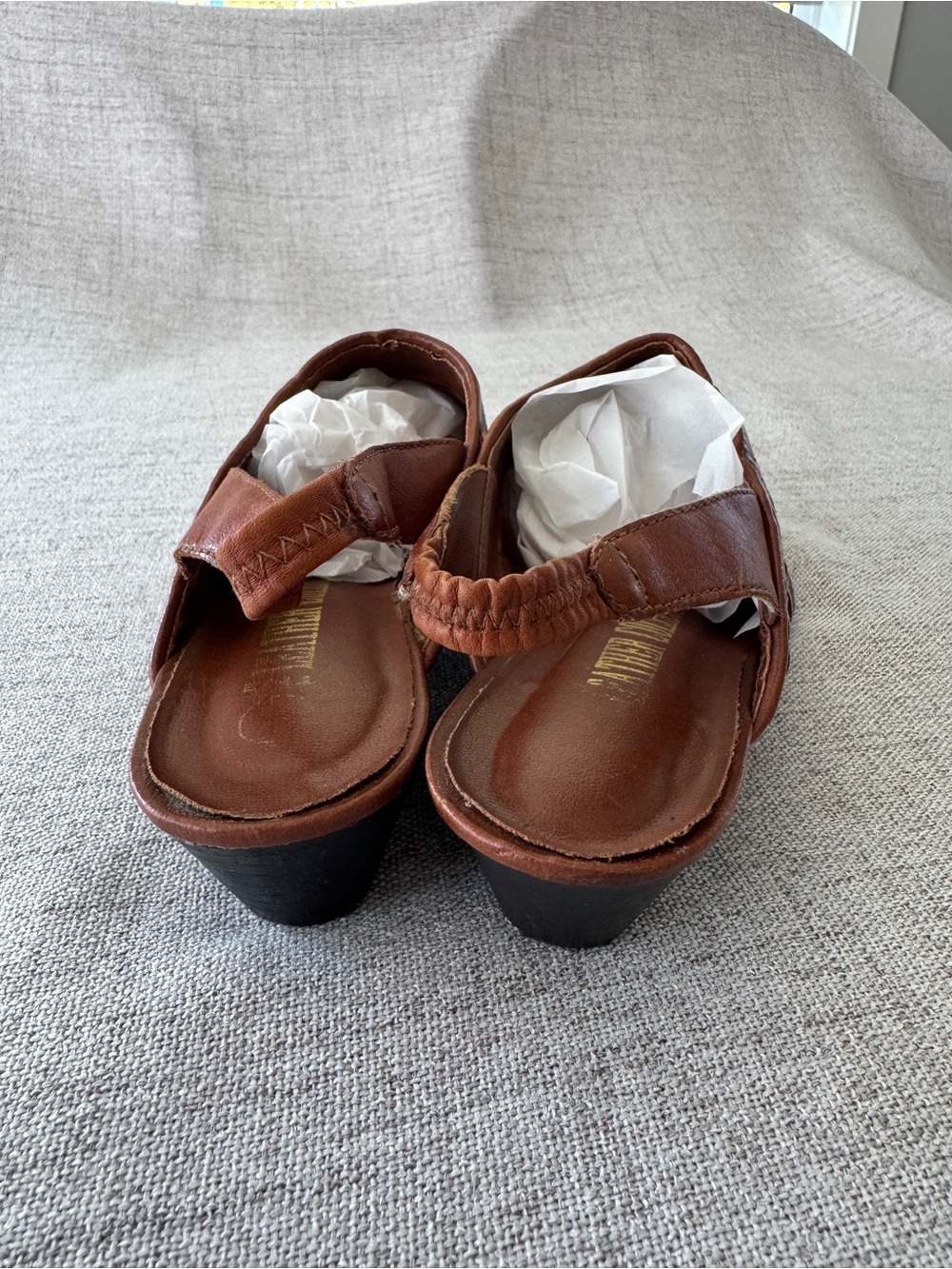 Vintage Woven Leather Slingback Mules | The Leather Collection | Made in Brazil - Picture 5 of 7